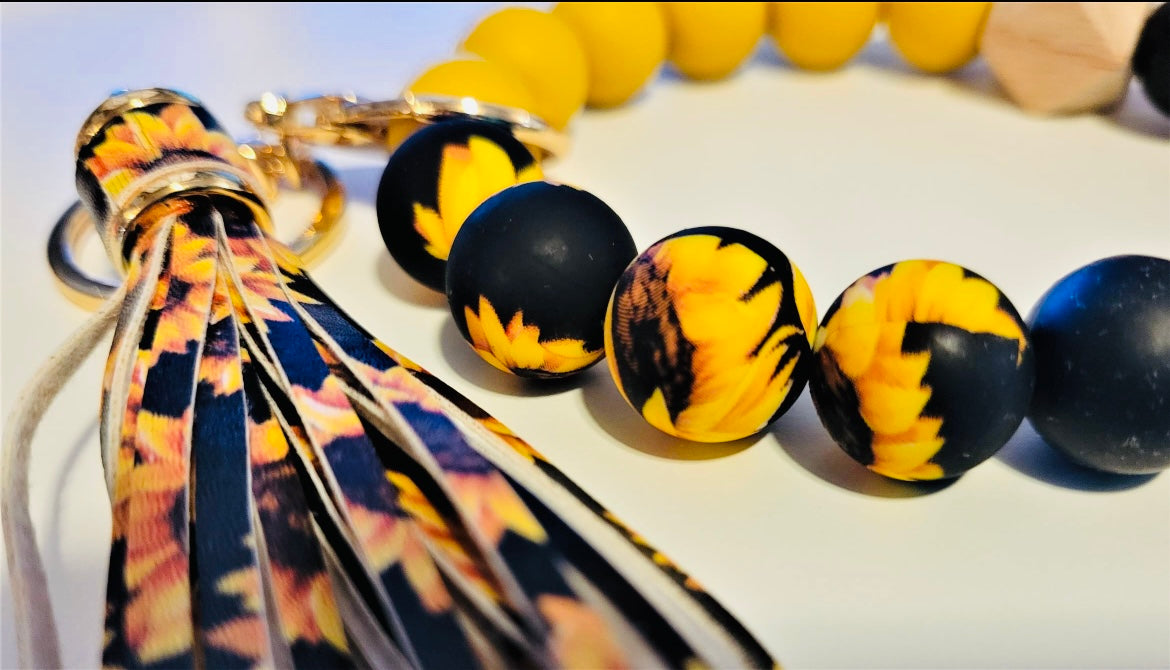 Sunflower Keychain