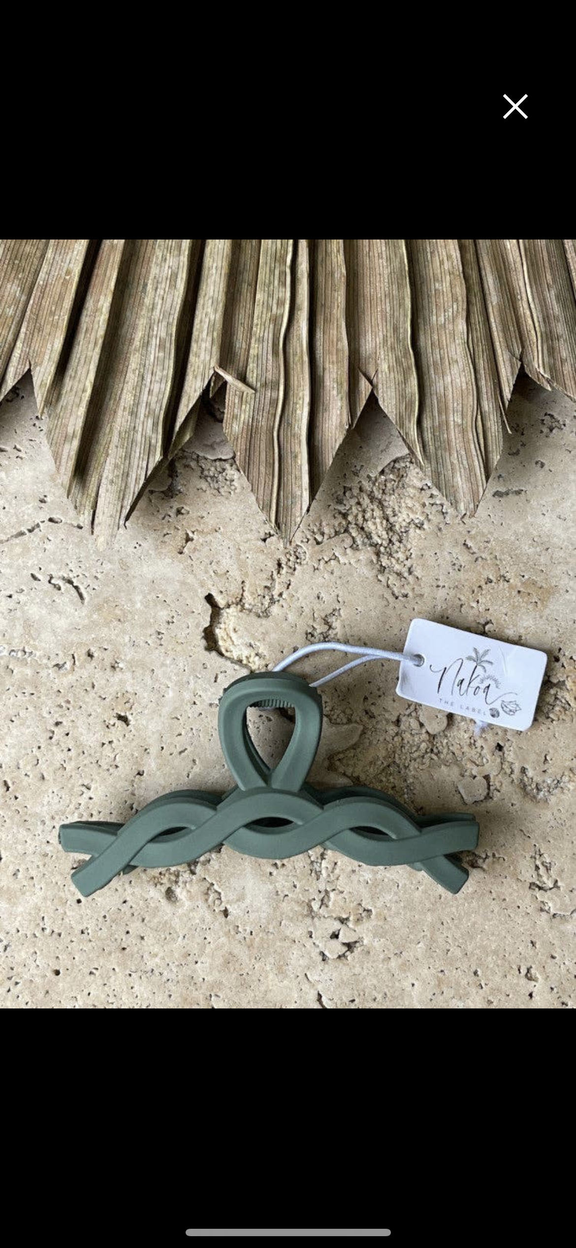 Green Claw Clip