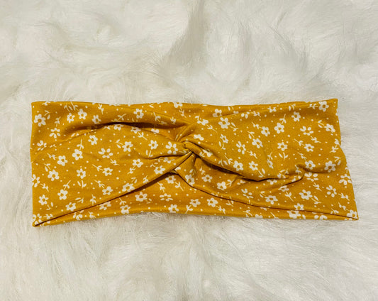 Yellow Floral Headband