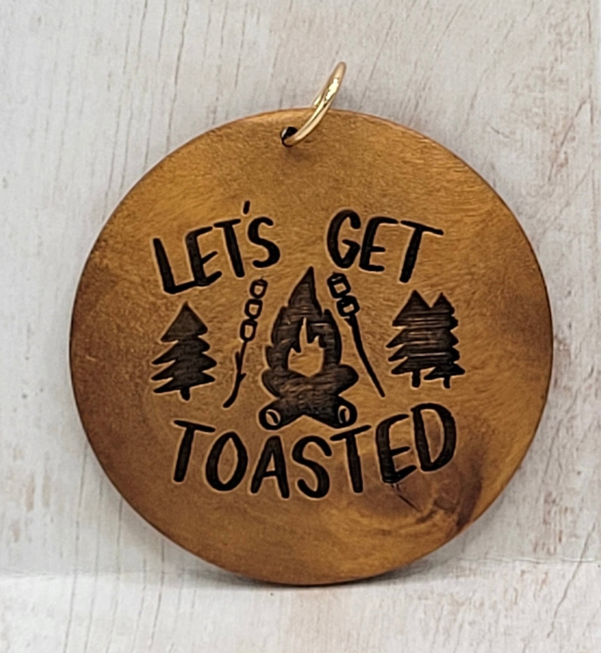 Let’s Get Toasted Keychain